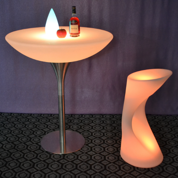 Bar Setup LED Furniture Coffee Cocktail Table 