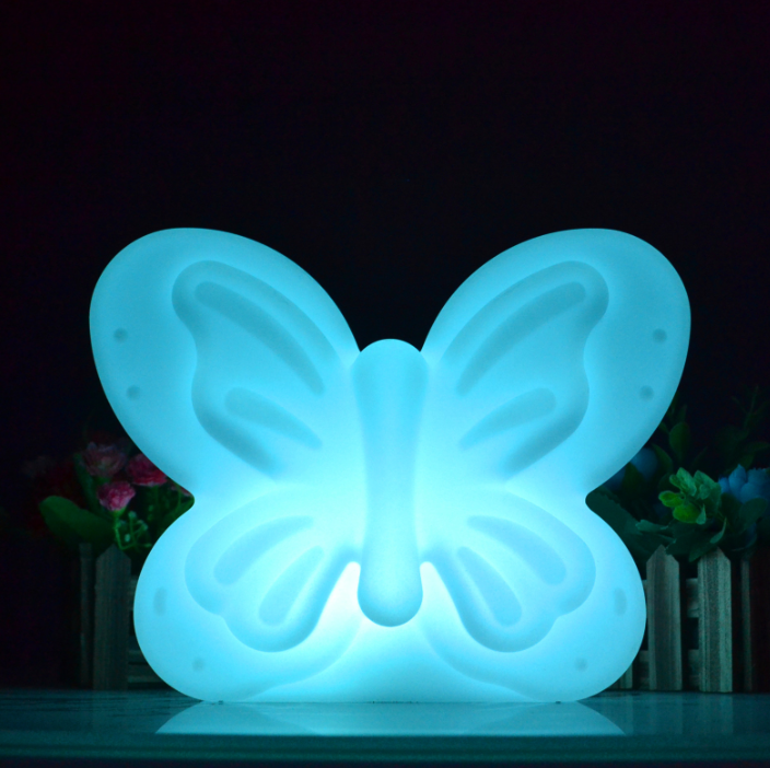 colors change PE waterproof LED butterfly Light 