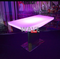 16 colors change restaurant led dinning coffee table 