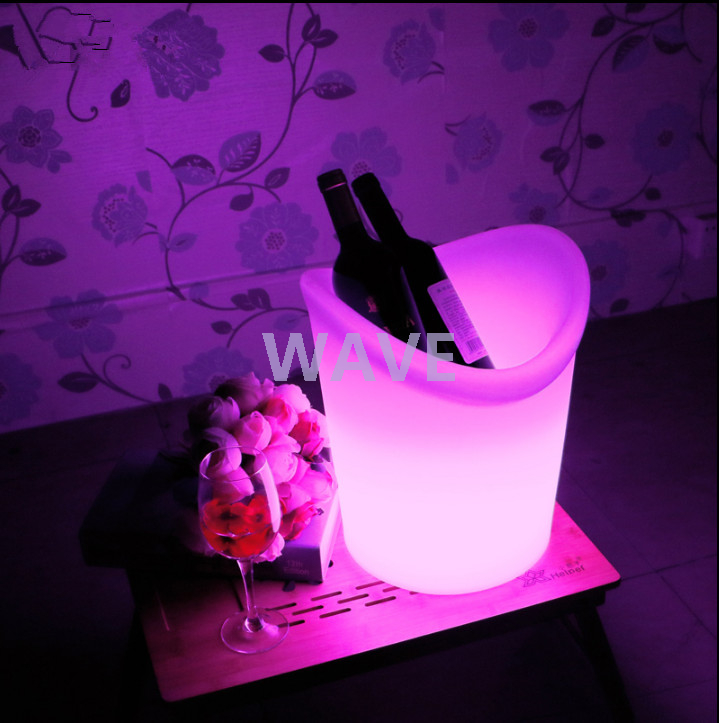 Waterproof LED Ice Bucket with 16 colors change