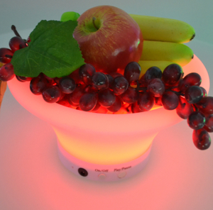 Rechargable LED Ice Bucket and Fruit Tray
