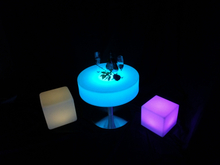 battery colors change LED Coffee Bar Table